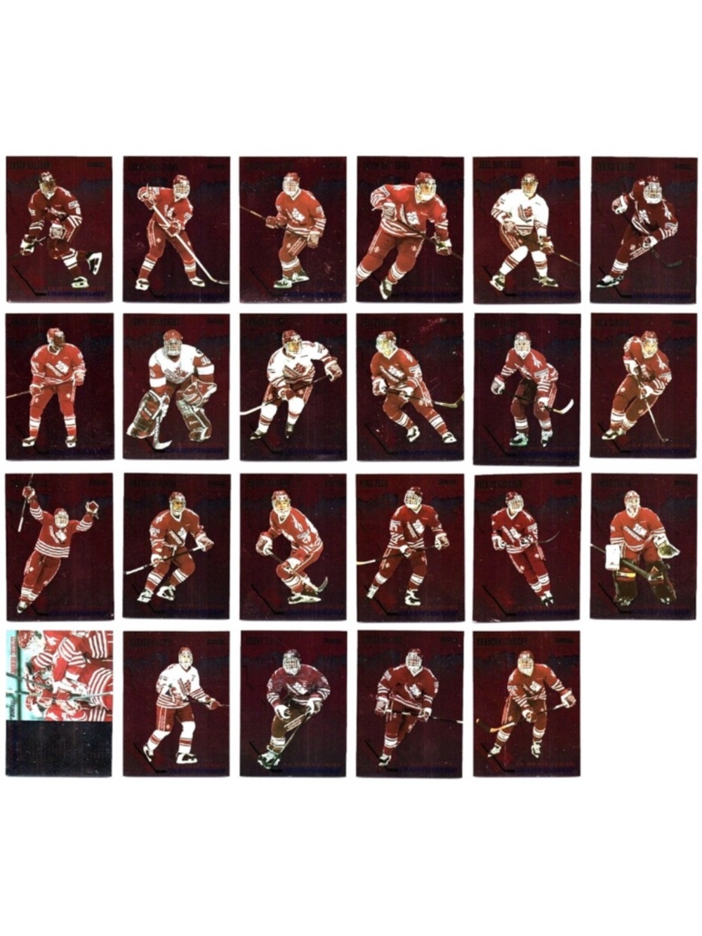 Team Canada Donruss 1993/94 Complete Insert Hockey Card Set